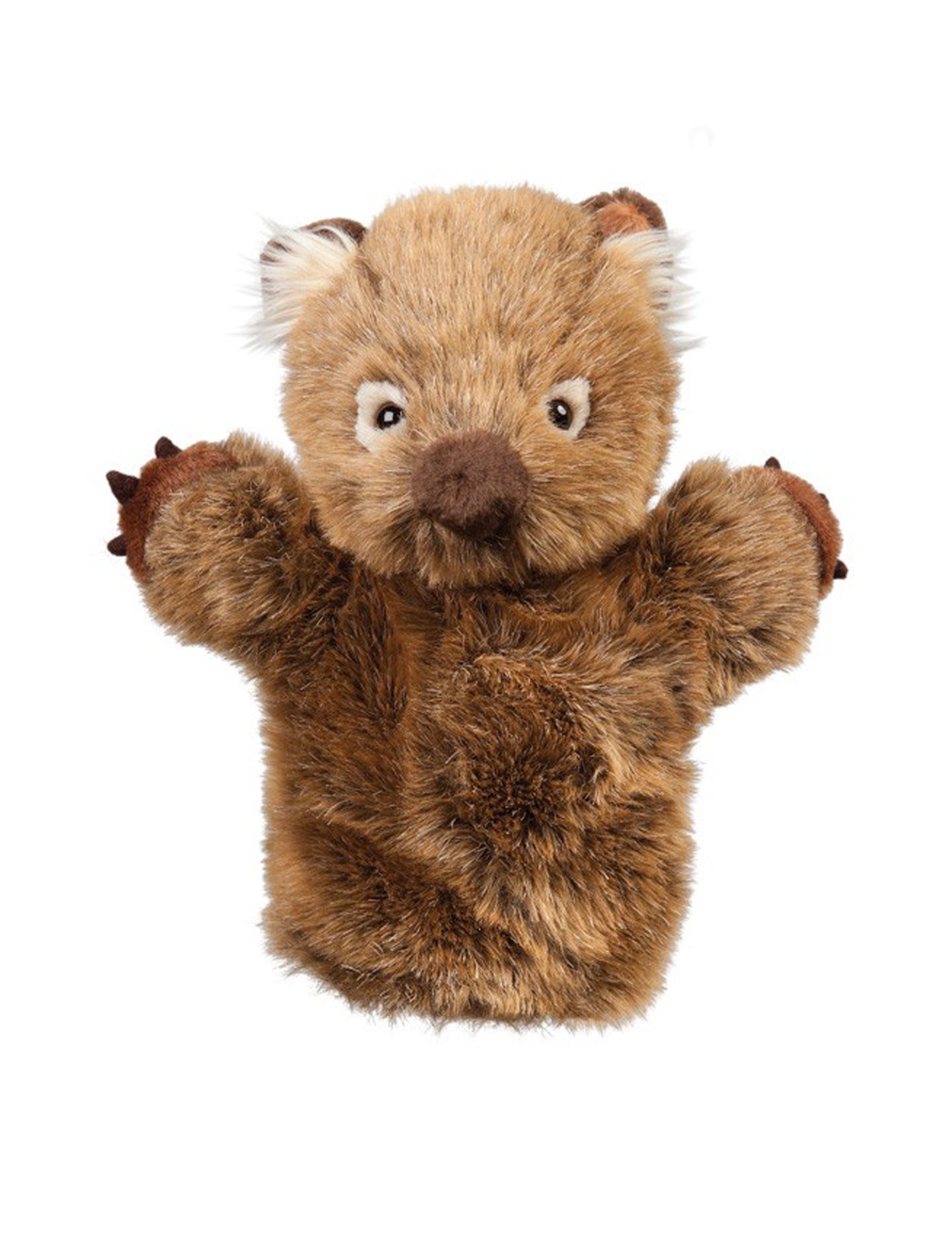Woolly Wombat Hand Puppet 25cm